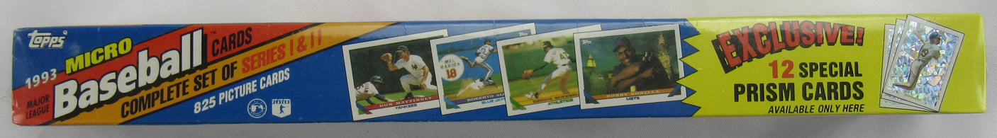 1993 Topps Micro Baseball Complete Set of Series 1 & 2