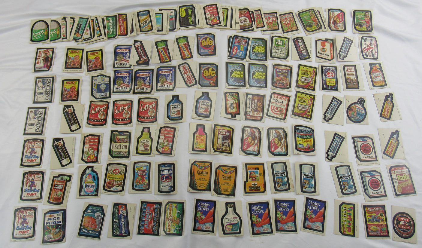 1980 Topps Wacky Package Lot - Series 1,2,3 - 175 Card Lot