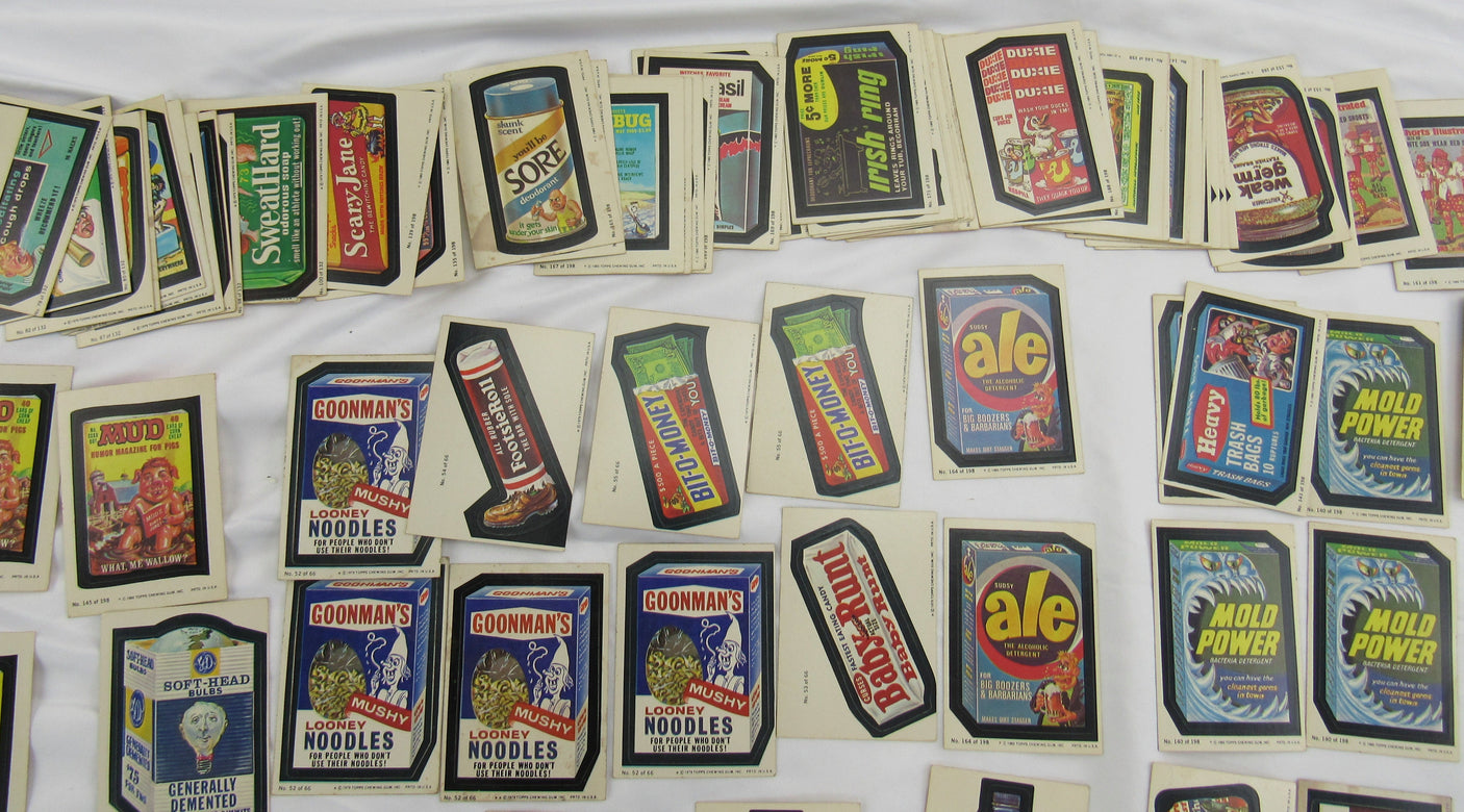 1980 Topps Wacky Package Lot - Series 1,2,3 - 175 Card Lot