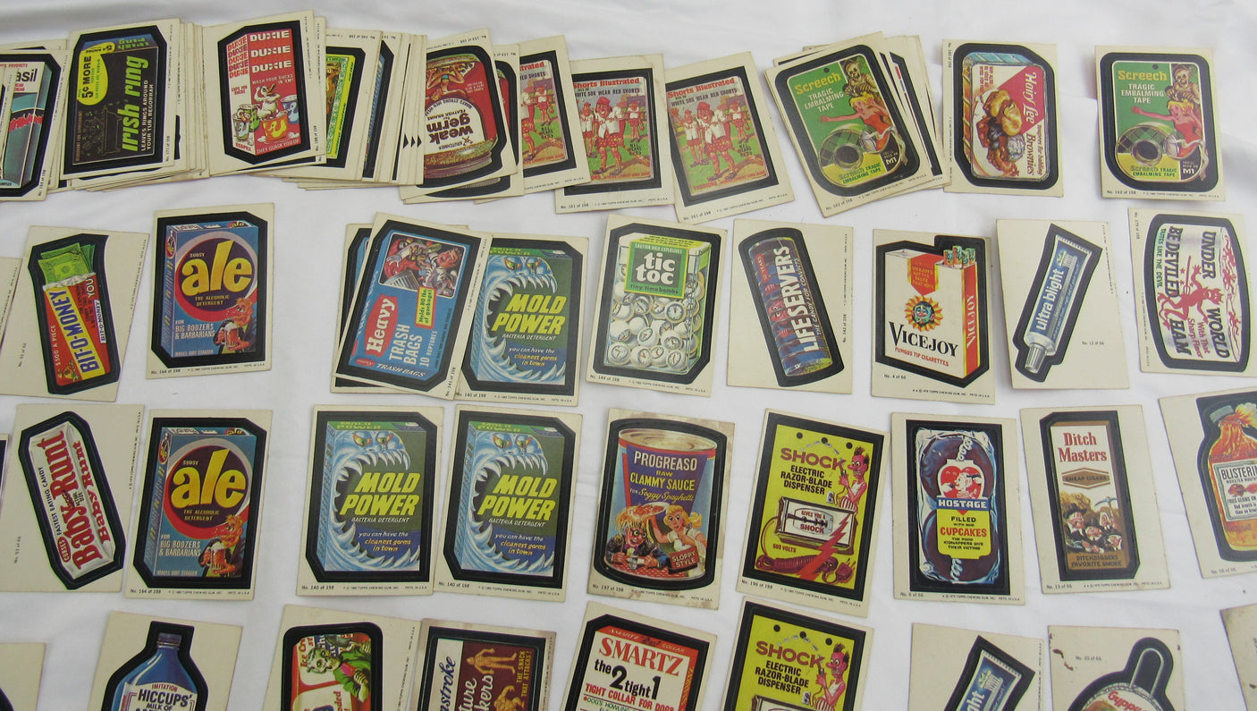1980 Topps Wacky Package Lot - Series 1,2,3 - 175 Card Lot