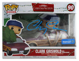 Chevy Chase Christmas Vacation Signed #90 Funko Pop Vinyl Figure w/ Blue Sig BAS