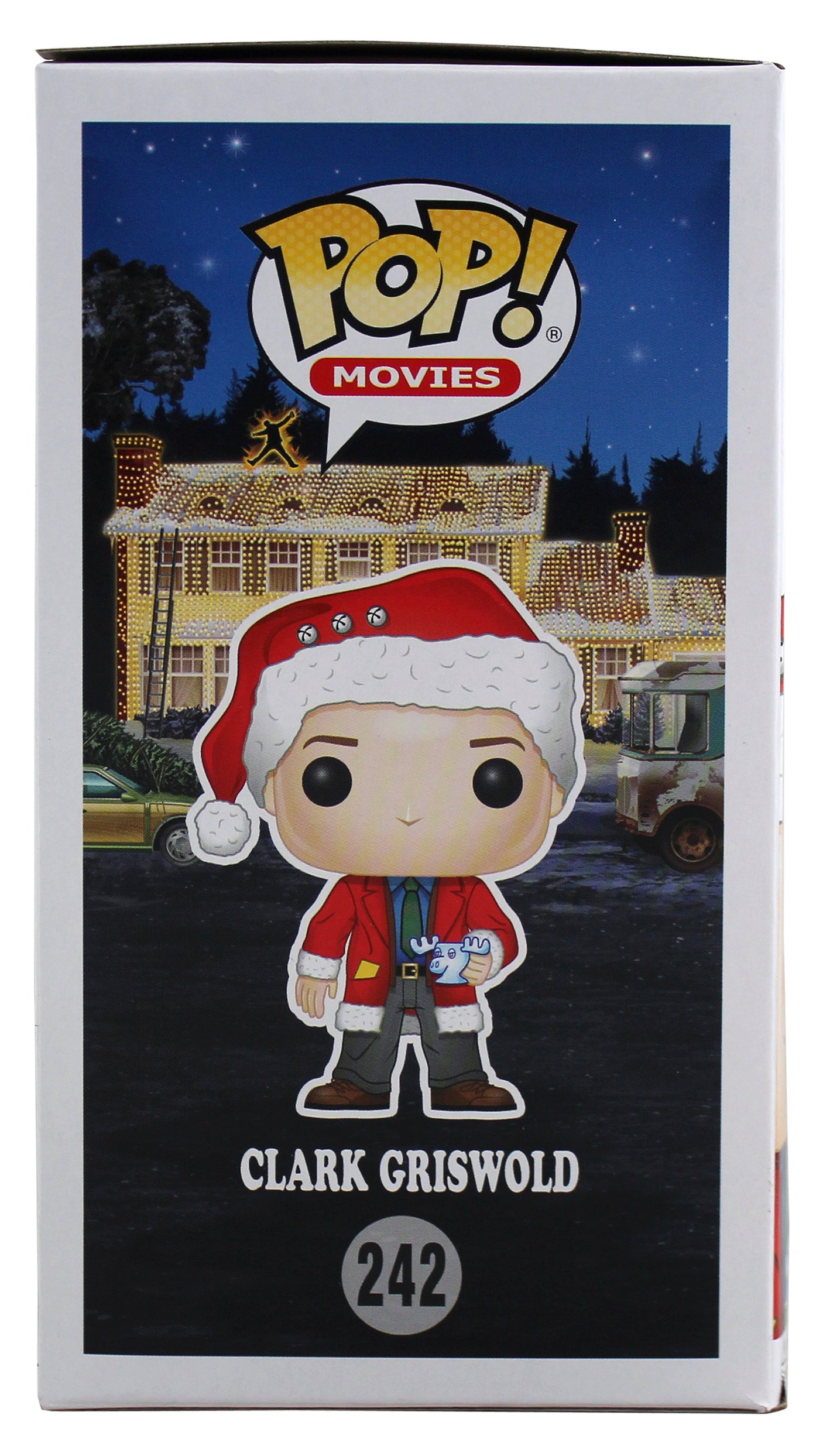Chevy Chase Christmas Vacation Signed Funko Pop Figure w/ Red Sig BAS Witnessed