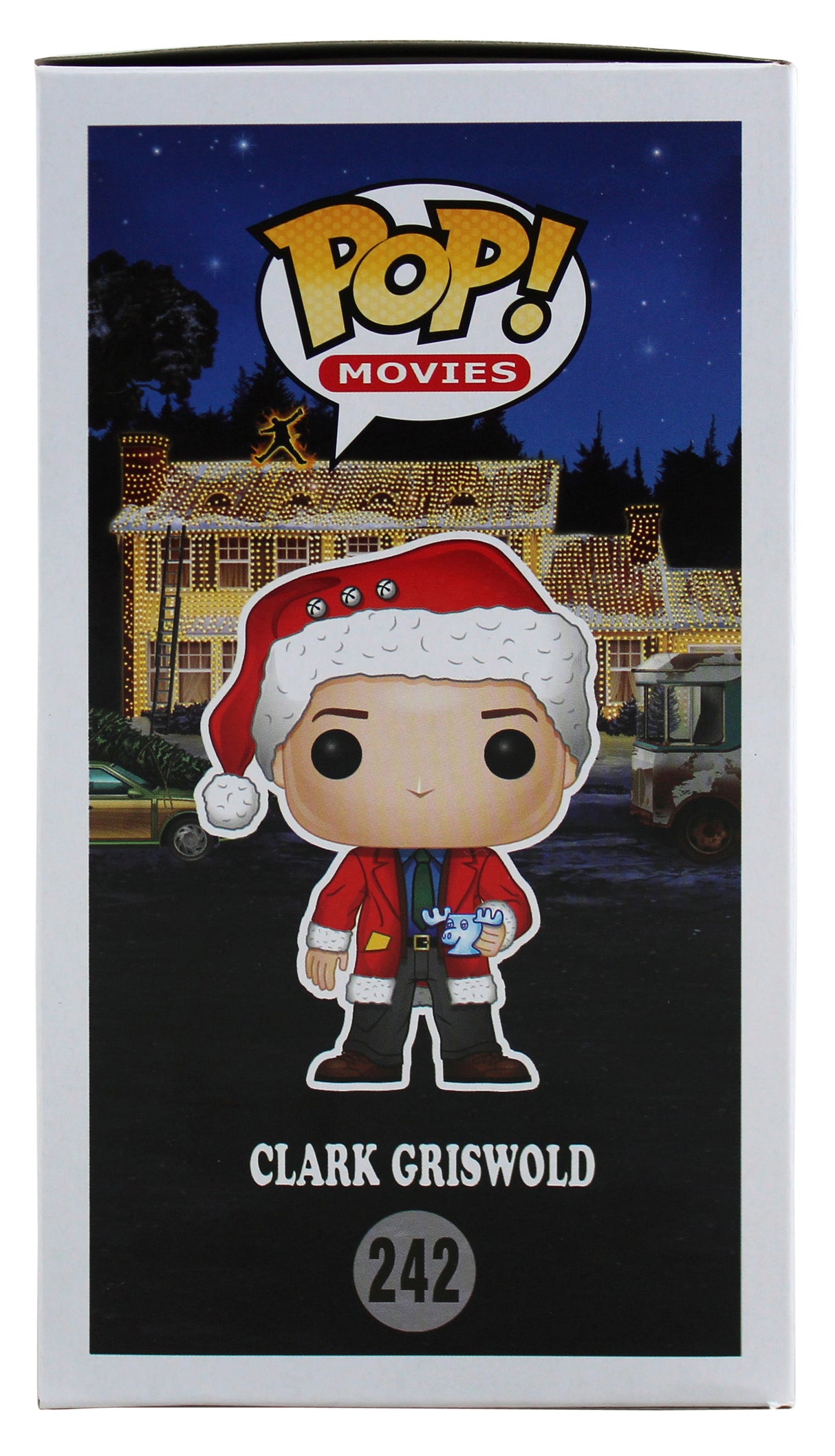 Chevy Chase Christmas Vacation Signed Funko Pop Figure w/ Blue Sig BAS Witnessed