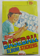 1981 Topps Baseball Sticker Box - 100 Packs - Factory Sealed