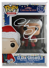 Chevy Chase Christmas Vacation Signed Funko Pop Figure w/ White Sig BAS Witness