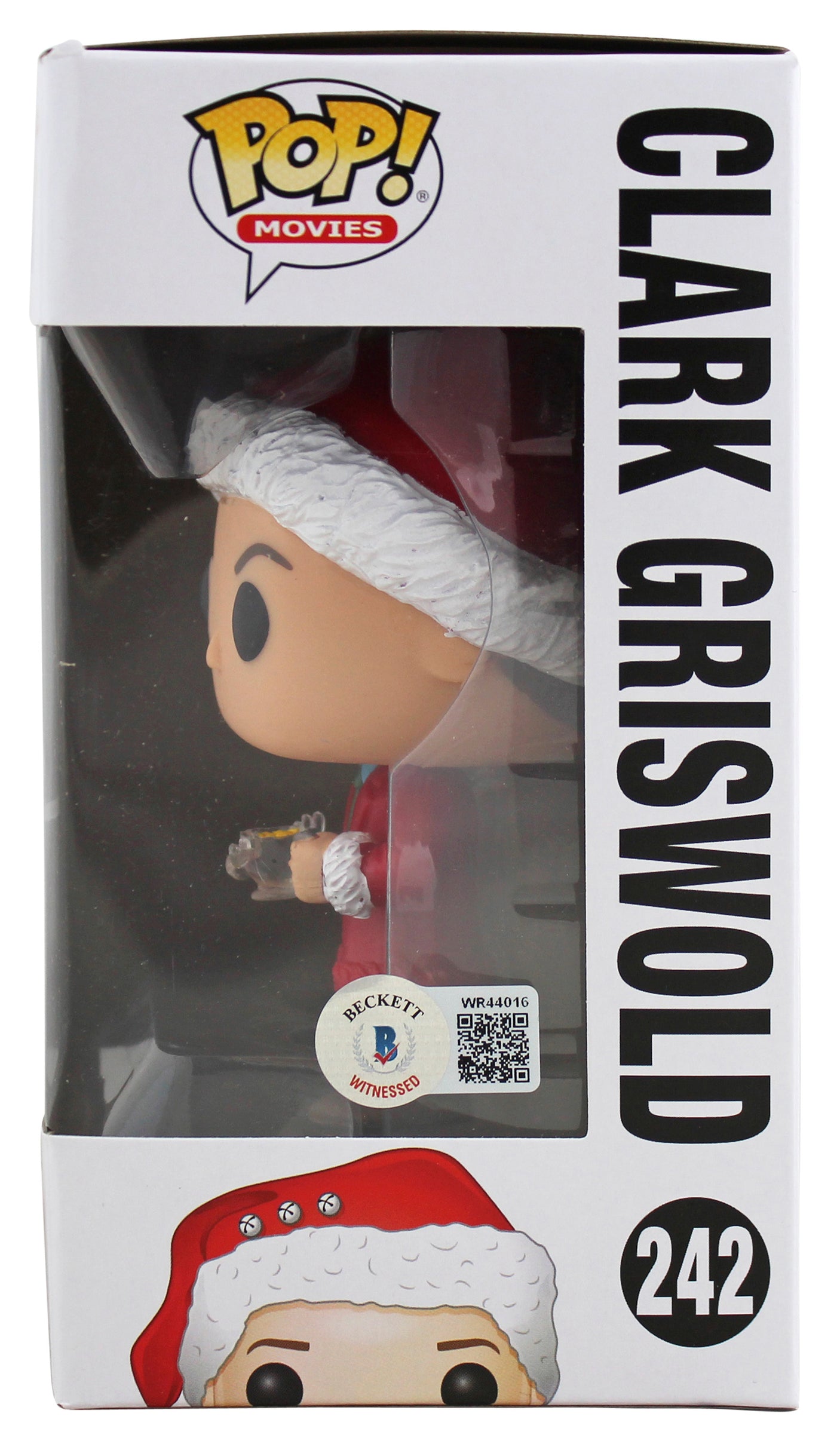 Chevy Chase Christmas Vacation Signed Funko Pop Figure w/ White Sig BAS Witness