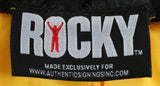 Sylvester Stallone & Talia Shire Signed Yellow Rocky Boxing Trunks BAS #AB14661