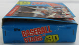 1986 Topps Baseball Stars In 3D Factory Box - 24 Packs