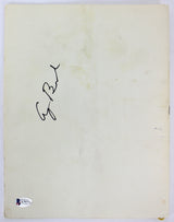 George H.W. Bush Signed 1981 8.5x11 Inauguaration Invitation Program BAS #A70478