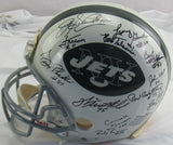 1969 New York Jets Team Signed Joe Namath Auto Full Size Helmet Replica Steiner Sports Hologram