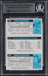 Celtics Larry Bird Authentic Signed 1980 Topps #49 Card BAS Slabbed 1