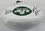 Vinny Testaverde Wayne Chrebet Signed Auto Autograph Jets Logo Football JSA