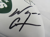 Vinny Testaverde Wayne Chrebet Signed Auto Autograph Jets Logo Football JSA