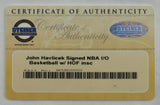 John Havlicek Signed Auto Autograph Spalding NBA Basketball Steiner COA