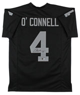 Aidan O'Connell Authentic Signed Black Pro Style Jersey BAS Witnessed