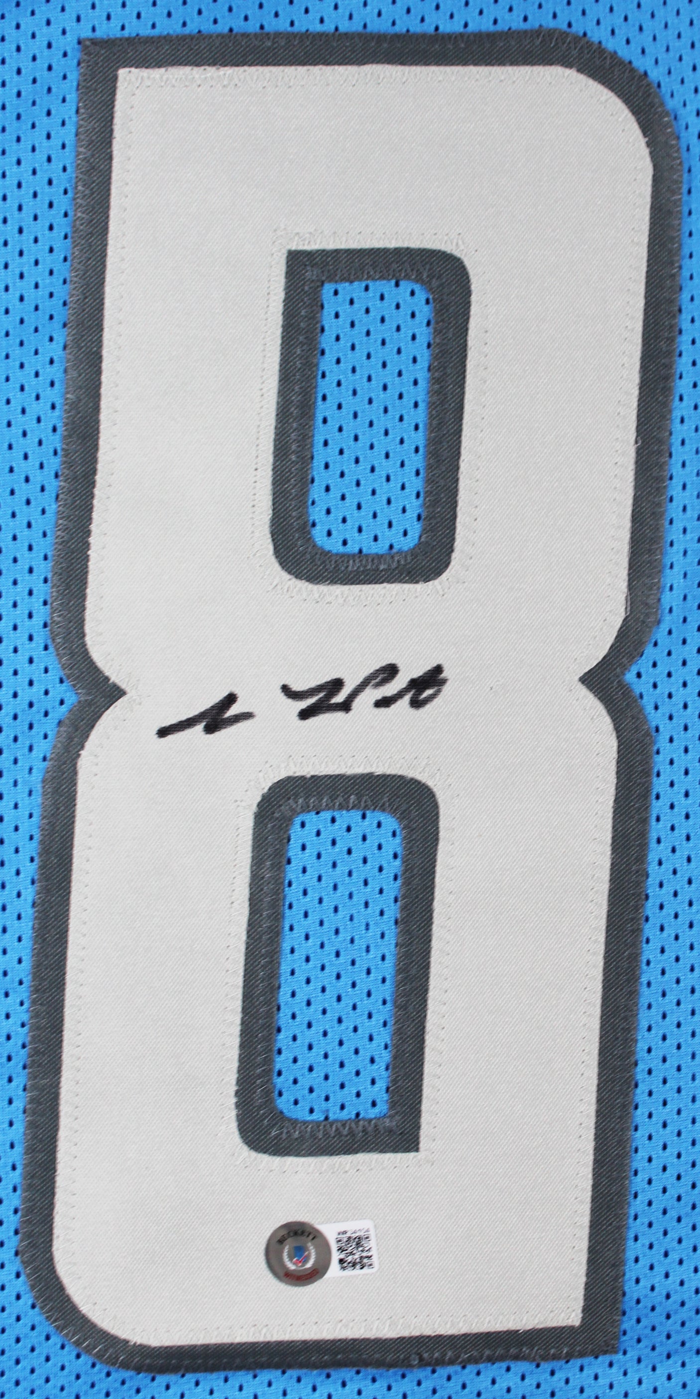 Sam Laporta Authentic Signed Blue Pro Style Jersey BAS Witnessed