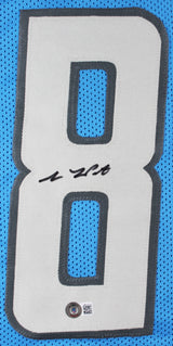 Sam Laporta Authentic Signed Blue Pro Style Jersey BAS Witnessed