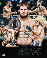 Khabib Nurmagomedov MMA Authentic Signed 16x20 Vertical Photo Autographed BAS