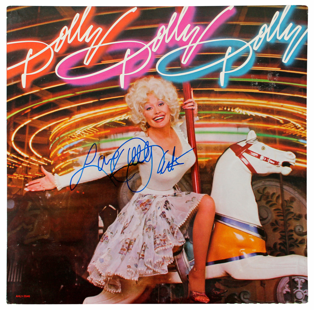 Dolly Parton "Love" Signed Dolly Dolly Dolly Promo Album Cover BAS #AA49875