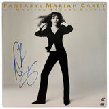 Mariah Carey Signed Fantasy: Madison Square Garden Laserdisc Cover BAS #AA49894