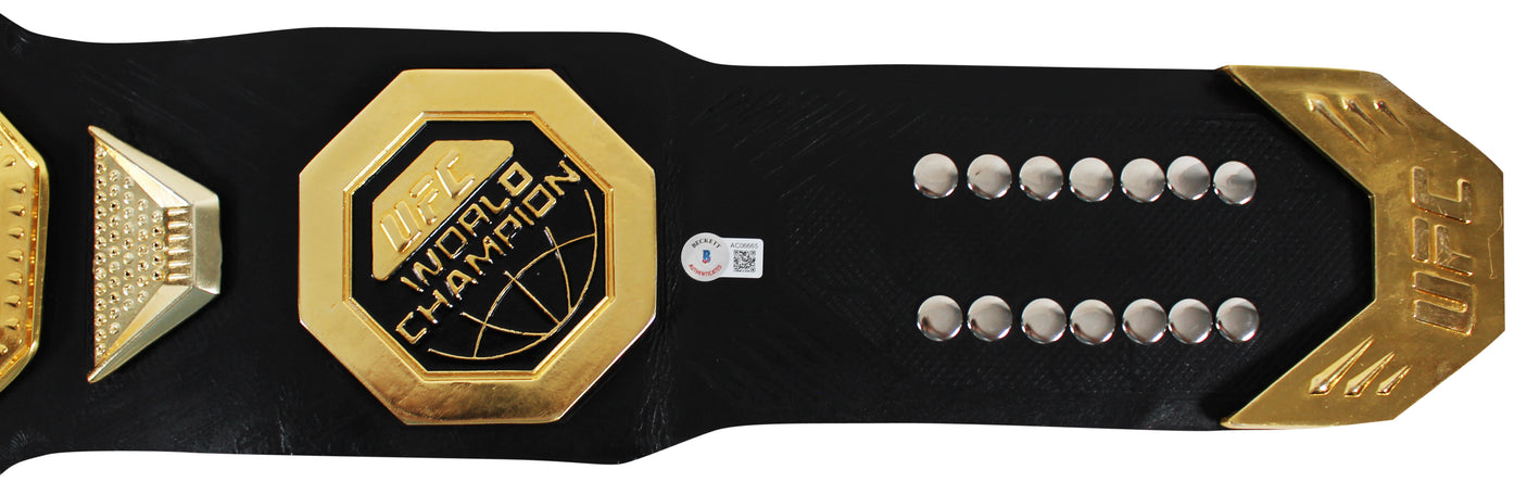 Khabib Nurmagomedov Authentic Signed MMA World Championship Full Size Belt BAS