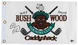Chevy Chase "Wet, Lick, Hard" Signed Bushwood Country Club Pin Flag BAS #WP62014