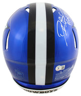 Cowboys Deion Sanders "Primetime" Signed Flash F/S Speed Proline Helmet BAS Wit