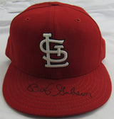 Bob Gibson Signed Auto Hat JSA D01251 NO COA