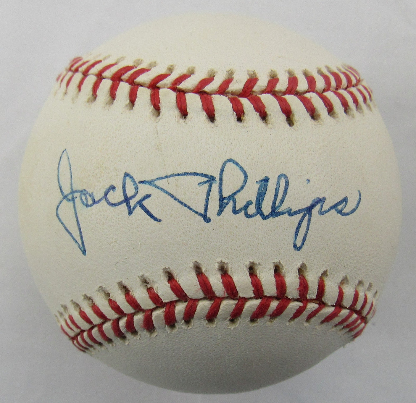 Jack Phillips Signed Auto Autograph Rawlings Baseball JSA AY77446