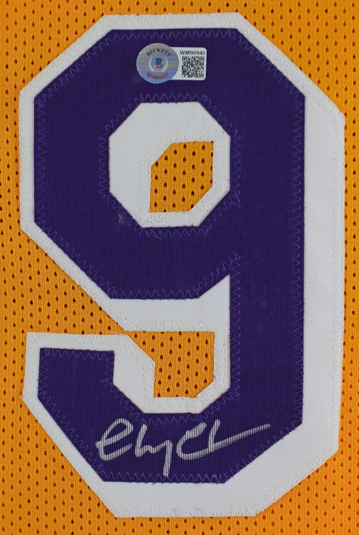 Chevy Chase Authentic Signed Yellow Fletch Jersey Autographed BAS Witnessed