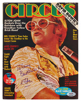 Elton John "Best Wishes" Authentic Signed Circus Magazine Cover PSA/DNA #AN38330