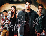 Tomorrow People (3) Amell, List, Yoo & Mitchell Signed 11x14 Photo BAS #AD64140