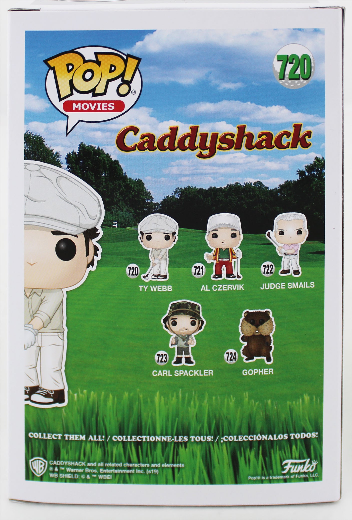 Chevy Chase Caddyshack Signed Ty Webb #720 Funko Pop Vinyl Figure BAS #WY99786