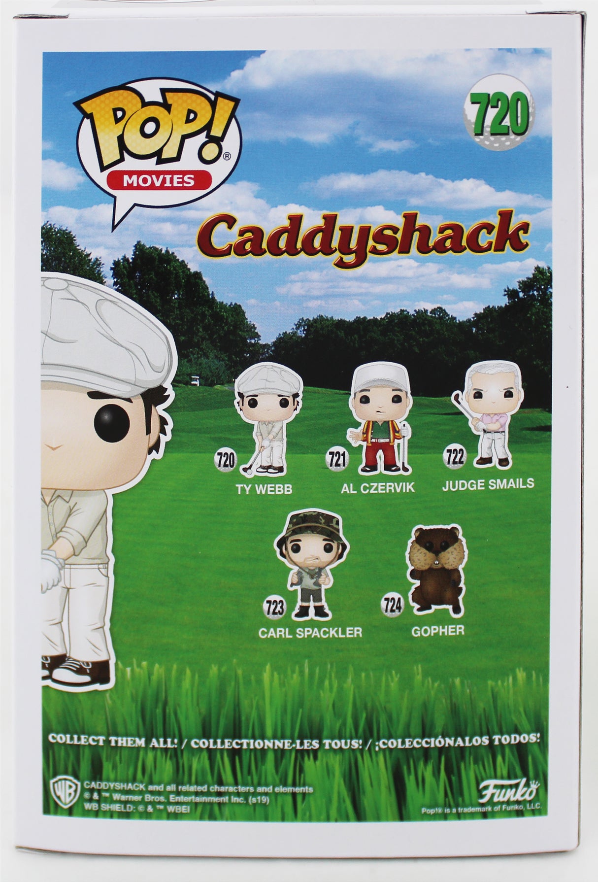Chevy Chase Caddyshack Signed Ty Webb #720 Funko Pop Vinyl Figure BAS #WY99786