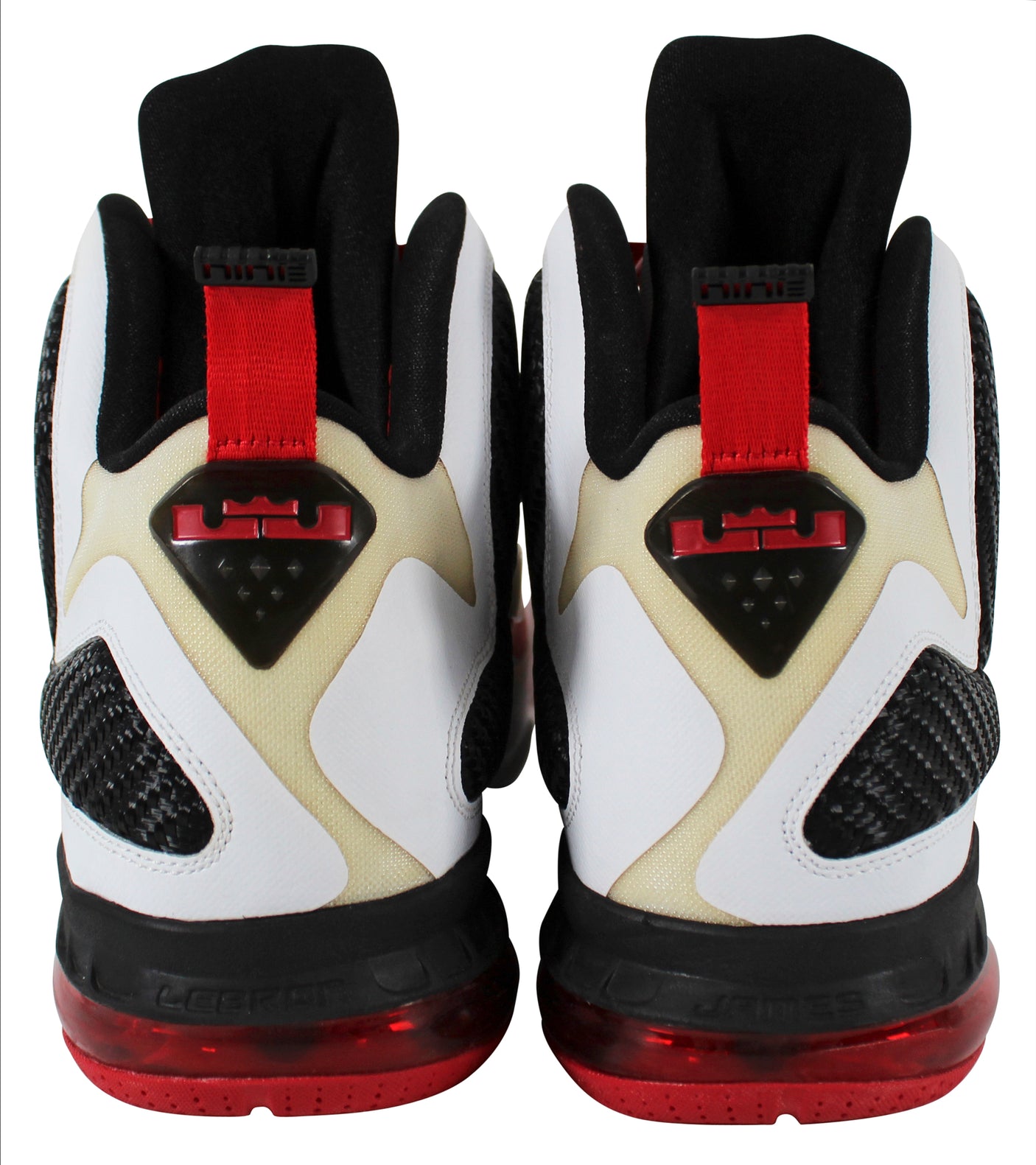 Heat LeBron James 2012 Game Worn Nike LeBron IX Size 16 Shoes RGU LOA