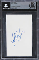 Kate Hudson How to Lose a Guy in 10 Days Signed 3x5 Index Card BAS Slabbed 1