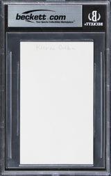 Kieran Culkin Home Alone Authentic Signed 3x5 Index Card BAS Slabbed 1