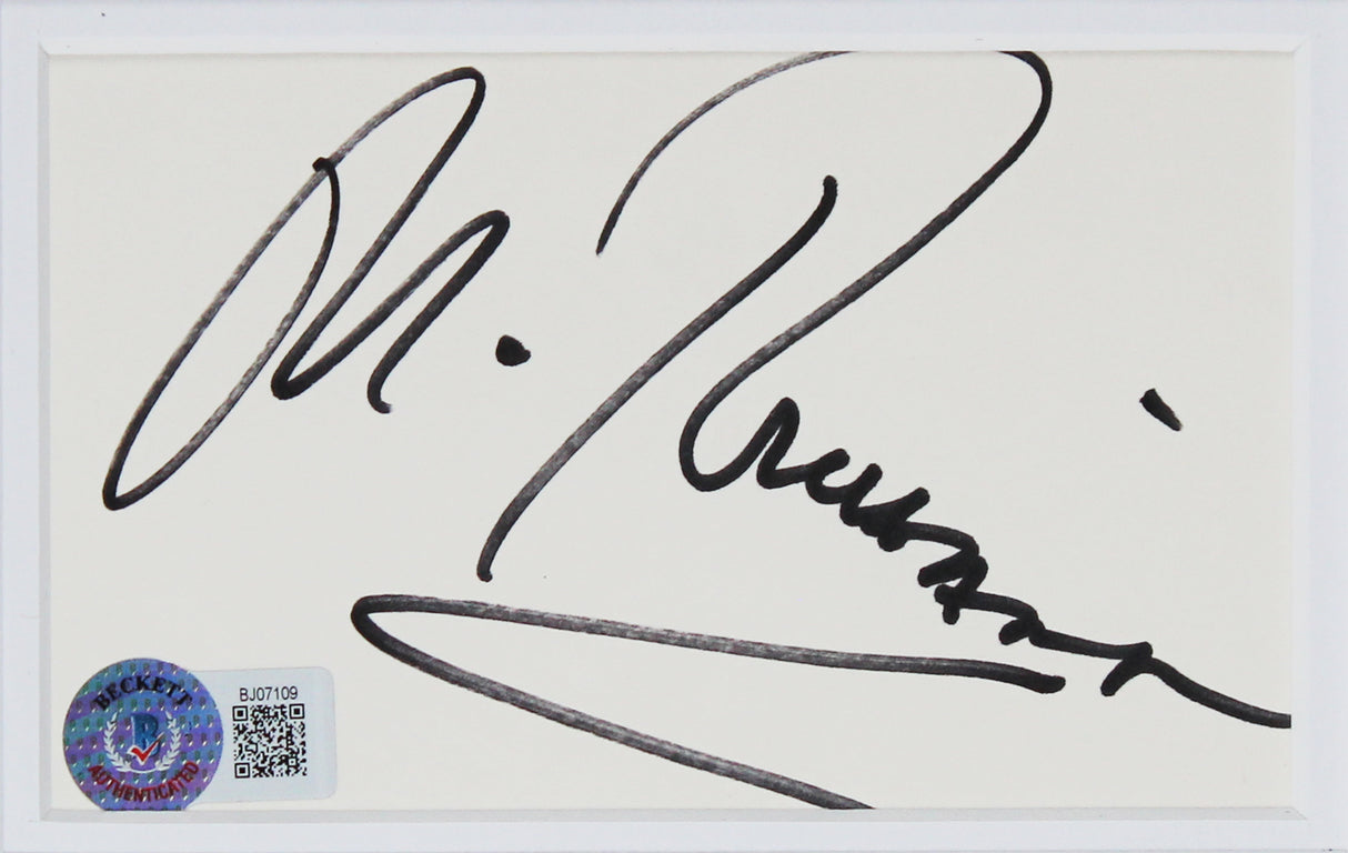 Michael Richards Seinfeld Authentic Signed & Framed 3x5 Index Card BAS #BJ07109