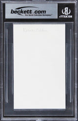 Kieran Culkin Home Alone Authentic Signed 3x5 Index Card BAS Slabbed 2
