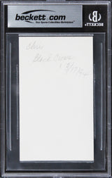 Chris Robinson The Black Crowes Authentic Signed 3x5 Index Card BAS Slabbed