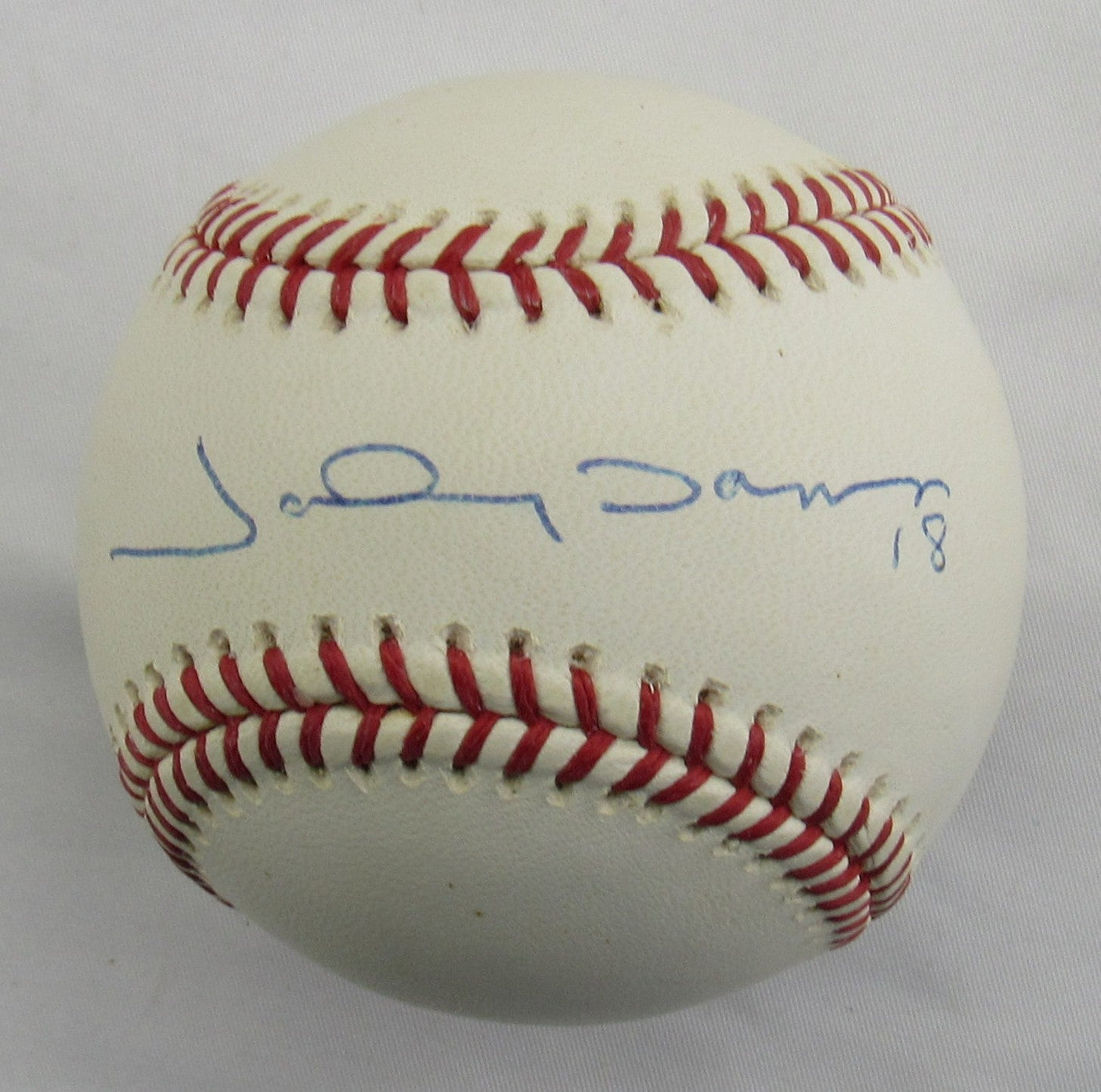 Johnny Damon Signed Auto Rawlings Baseball Steiner COA