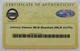Johnny Damon Signed Auto Rawlings Baseball Steiner COA