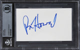 Ron Howard Happy Days Authentic Signed 3x5 Index Card Autographed BAS Slabbed 1