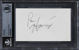Ron Howard Happy Days Authentic Signed 3x5 Index Card Autographed BAS Slabbed 2