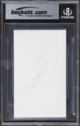 Rosanna Arquette Pulp Fiction Authentic Signed 3x5 Index Card BAS Slabbed 1