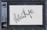 Robert Redford Out of Africa Authentic Signed 3x5 Index Card BAS Slabbed 2