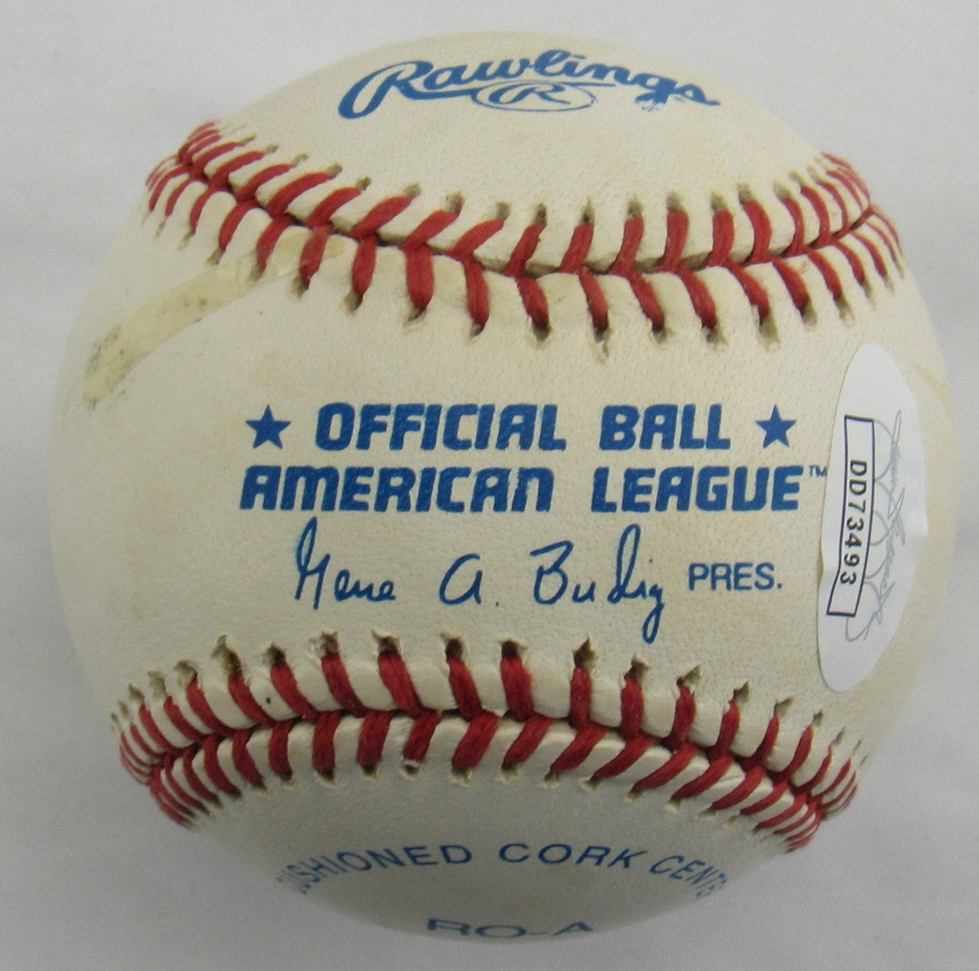 Johnny Kucks Signed Auto Rawlings Baseball JSA DD73493