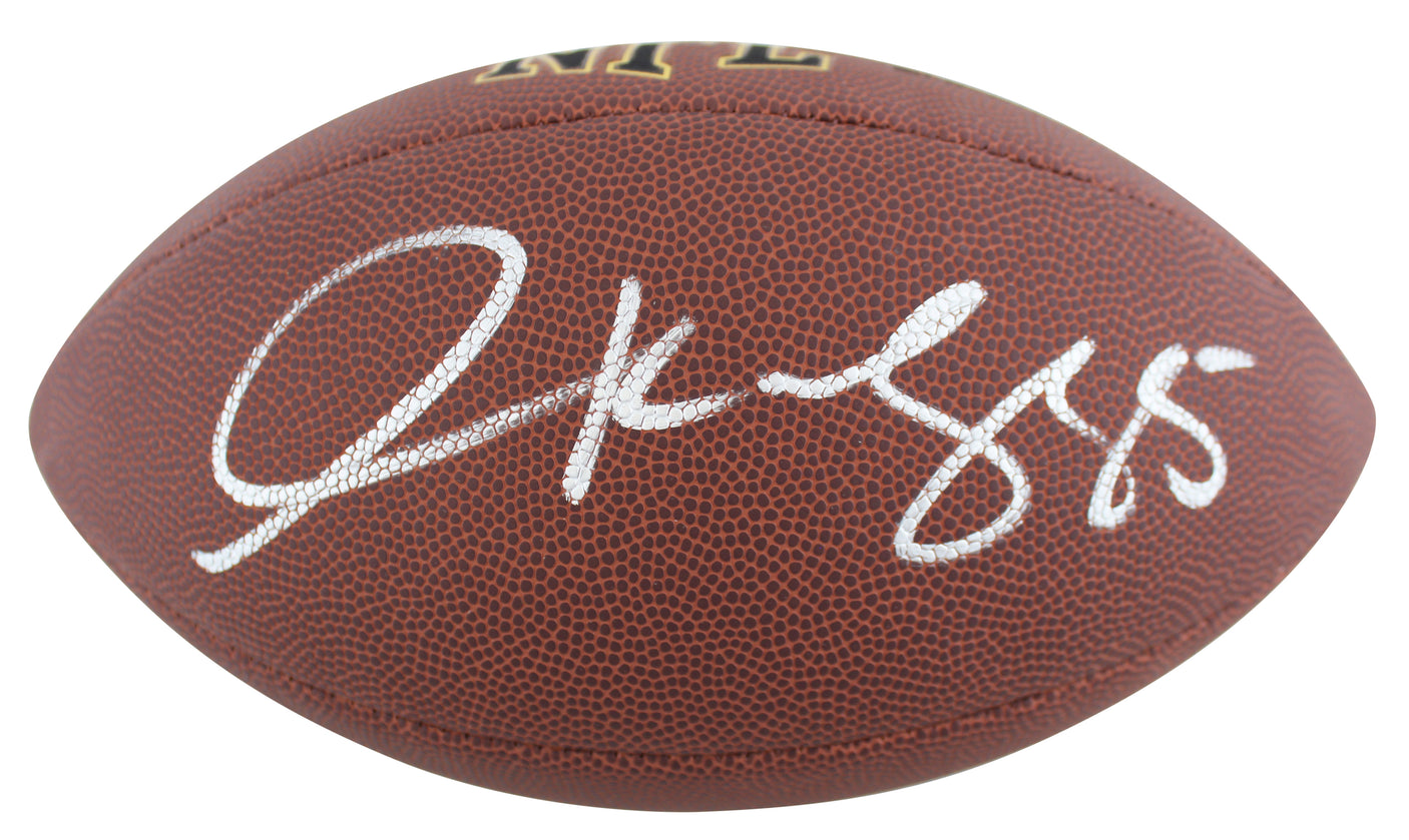 Titans Derrick Mason Authentic Signed Wilson Super Grip Nfl Football BAS Witness
