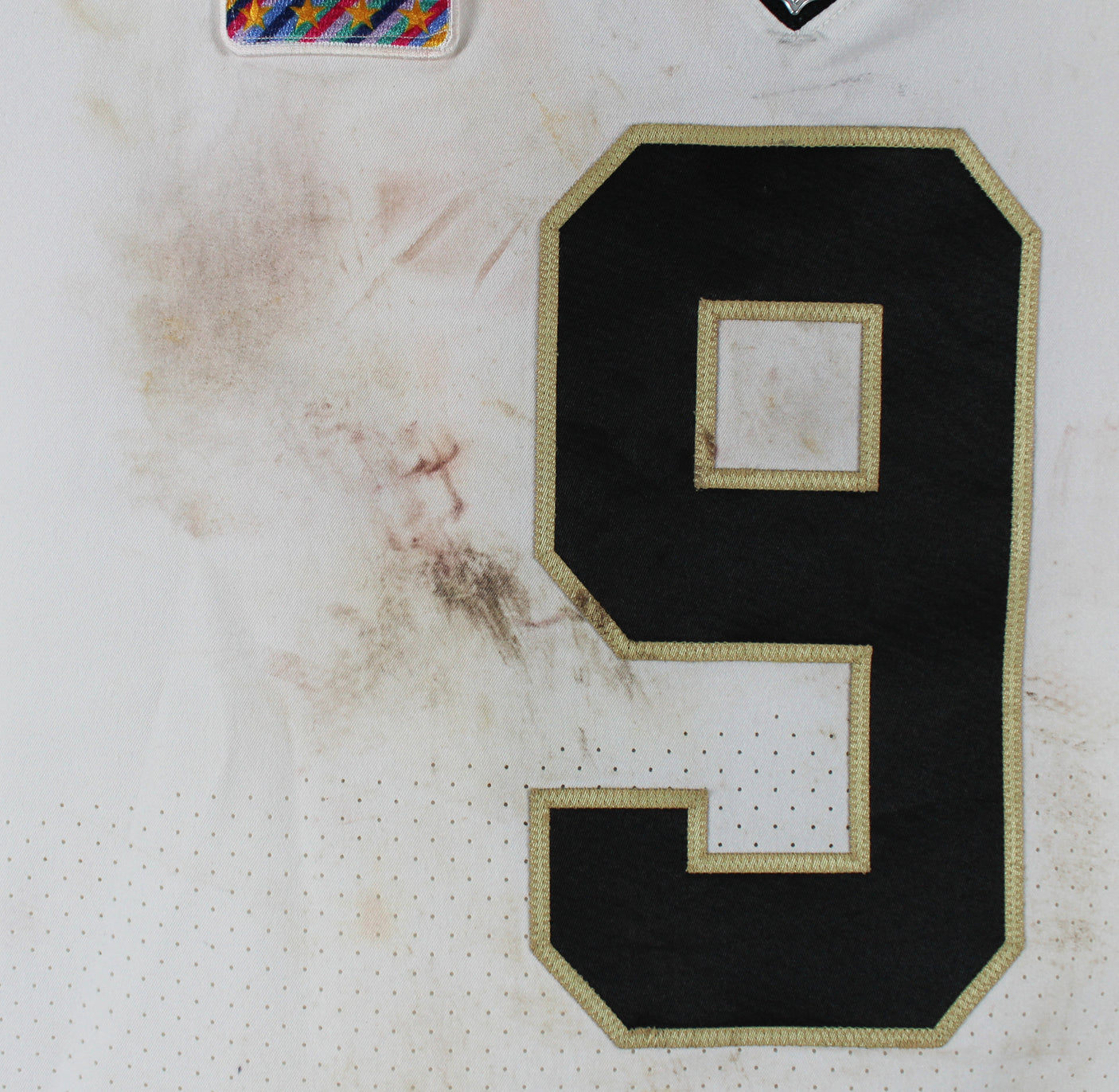 Saints Drew Brees Signed Game Worn 10/22/17 White Nike Jersey Photomatched & PSA