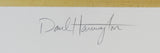 Hornets Larry Johnson "ROY" Authentic Signed 24x30 Lithograph BAS #BJ06319